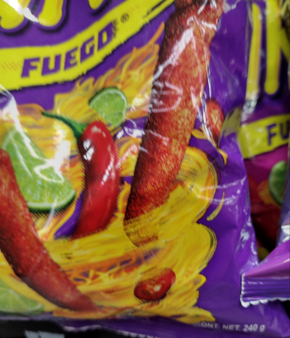 3X TAKIS FUEGO CHIPS DE MEXICO / MEXICAN CHIPS - 3 BOLSAS GRANDES DE 240g (8.5oz)c/u - FREE SHIPPING