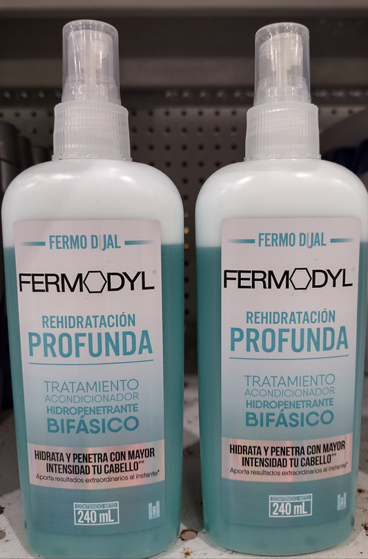 2X FERMODYL ACONDICIONADOR REHIDRATACION PROFUNDA  - 2 FRASCOS DE 240ml c/u - ENVIO GRATIS