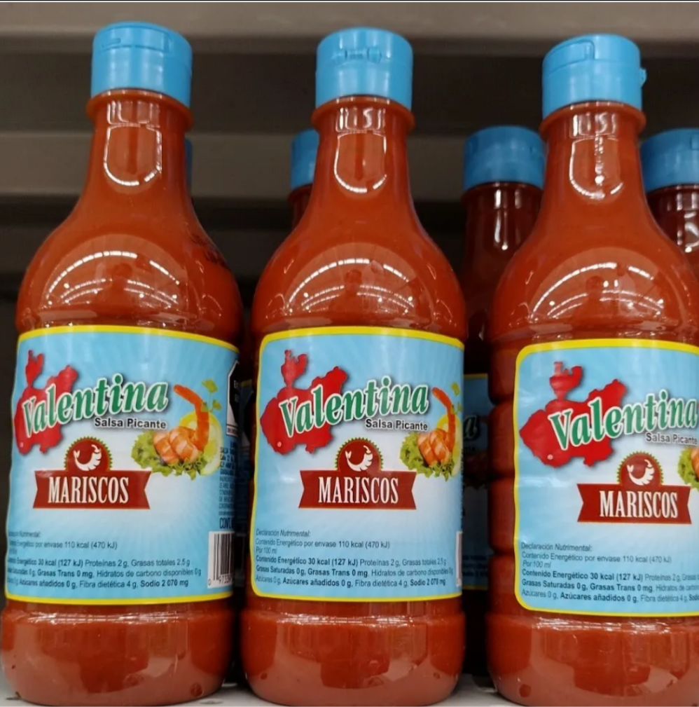 3X VALENTINA SALSA PARA MARISCOS SEAFOOD SALSA - 3 FRASCOS de 370ml c/u - FREE SHIPPING