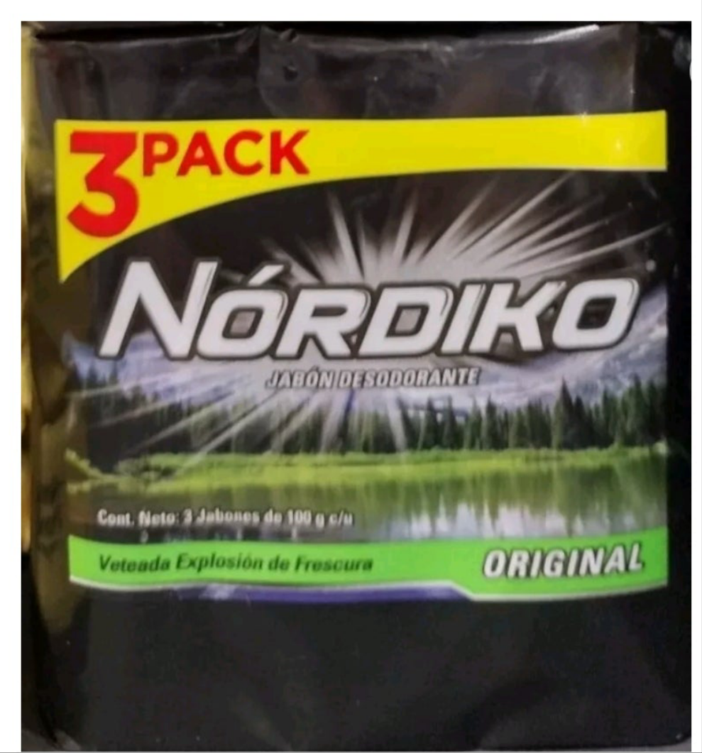 NORDIKO JABON DE BARRA  / NORDIKO FRESH SCENT SOAP - 12 BARRAS DE 100g CADA UNO - FREE SHIPPING