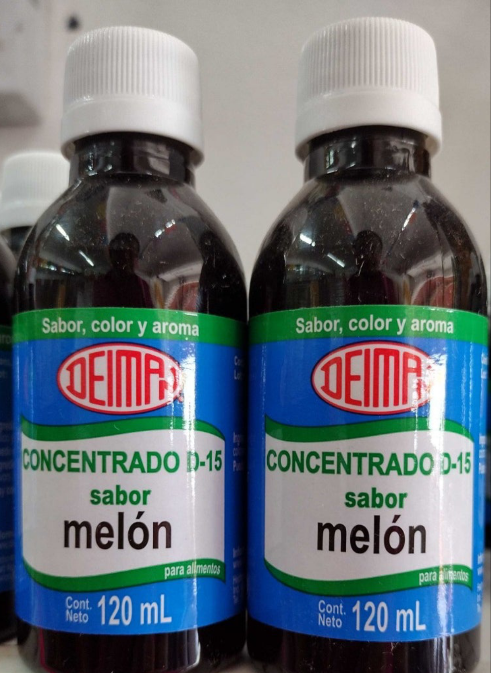 DEIMAN MELON SABORIZANTE CONCENTRADO / CANTALOUPE FLAVOR CONCENTRATE - 2 BOTTLES OF 120ml EACH - FREE SHIPPING