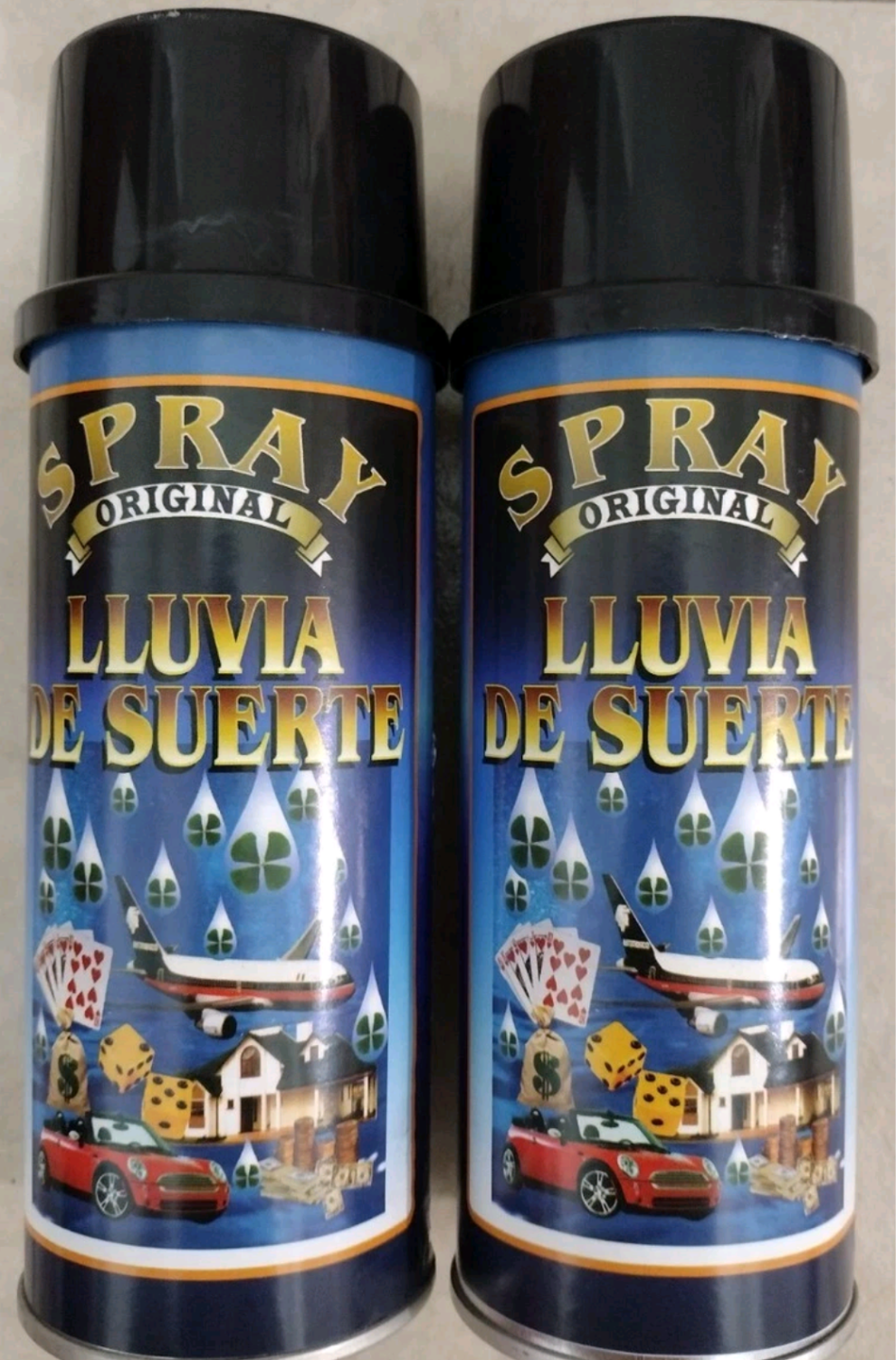 LLUVIA DE SUERTE SPRAY ESOTERICO / RAIN OF GOOD LUCK SPRAY - 2 Cans Of 350ml EACH - FREE SHIPPING