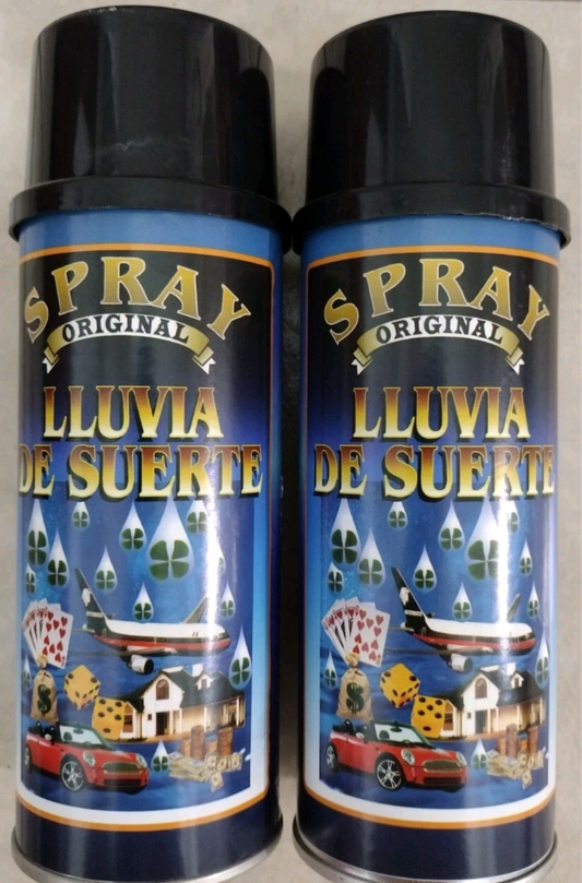 LLUVIA DE SUERTE SPRAY ESOTERICO / RAIN OF GOOD LUCK SPRAY - 2 Cans Of 350ml EACH - FREE SHIPPING