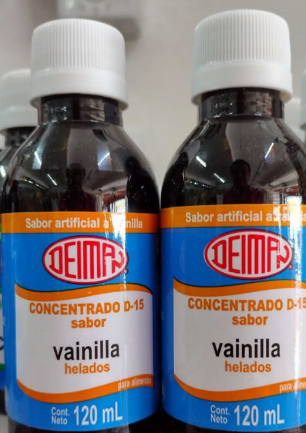 DEIMAN VAINILLA SABORIZANTE CONCENTRADO / VANILLA CONCENTRATE 2 BOTTLES OF 120ml EACH - FREE SHIPPING