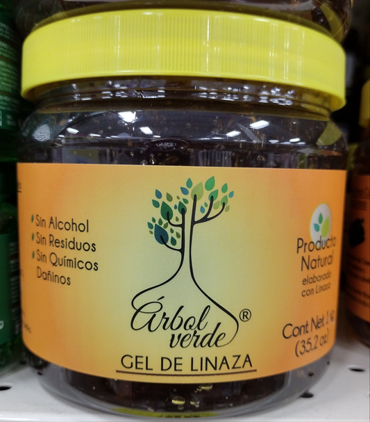 ARBOL VERDE HAIR GEL ( GEL CABELLO CON LINAZA ) - BIG 35.2 OUNCES EACH- FREE SHIP