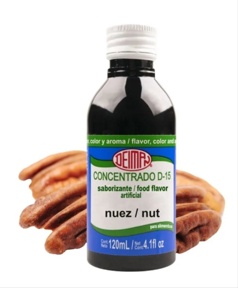 DEIMAN NUEZ SABORIZANTE CONCENTRADO / NUT FLAVOR CONCENTRATE - 2 BOTTLES OF 120ml EACH - FREE SHIPPING