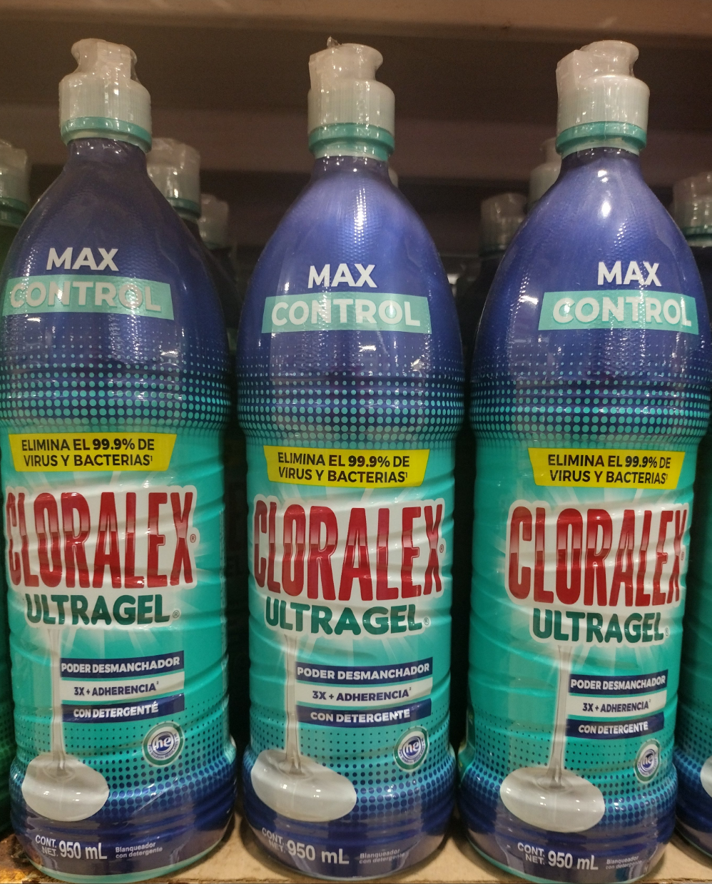 CLORALEX ULTRA GEL  - 3 BOTTLES OF 950ml (32 ounces) EACH - FREE SHIPPING