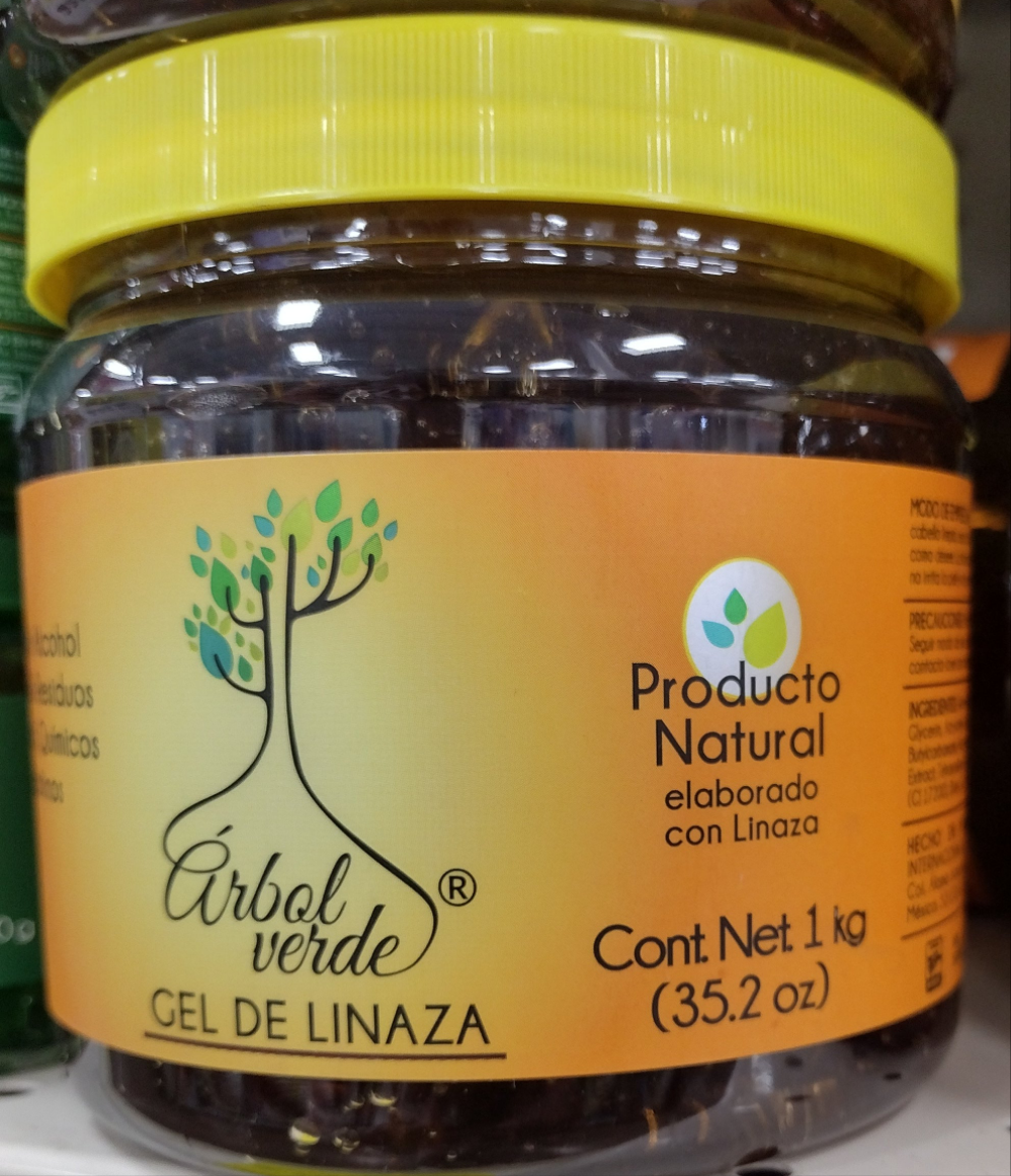 ARBOL VERDE HAIR GEL ( GEL CABELLO CON LINAZA ) - BIG 35.2 OUNCES EACH- FREE SHIP