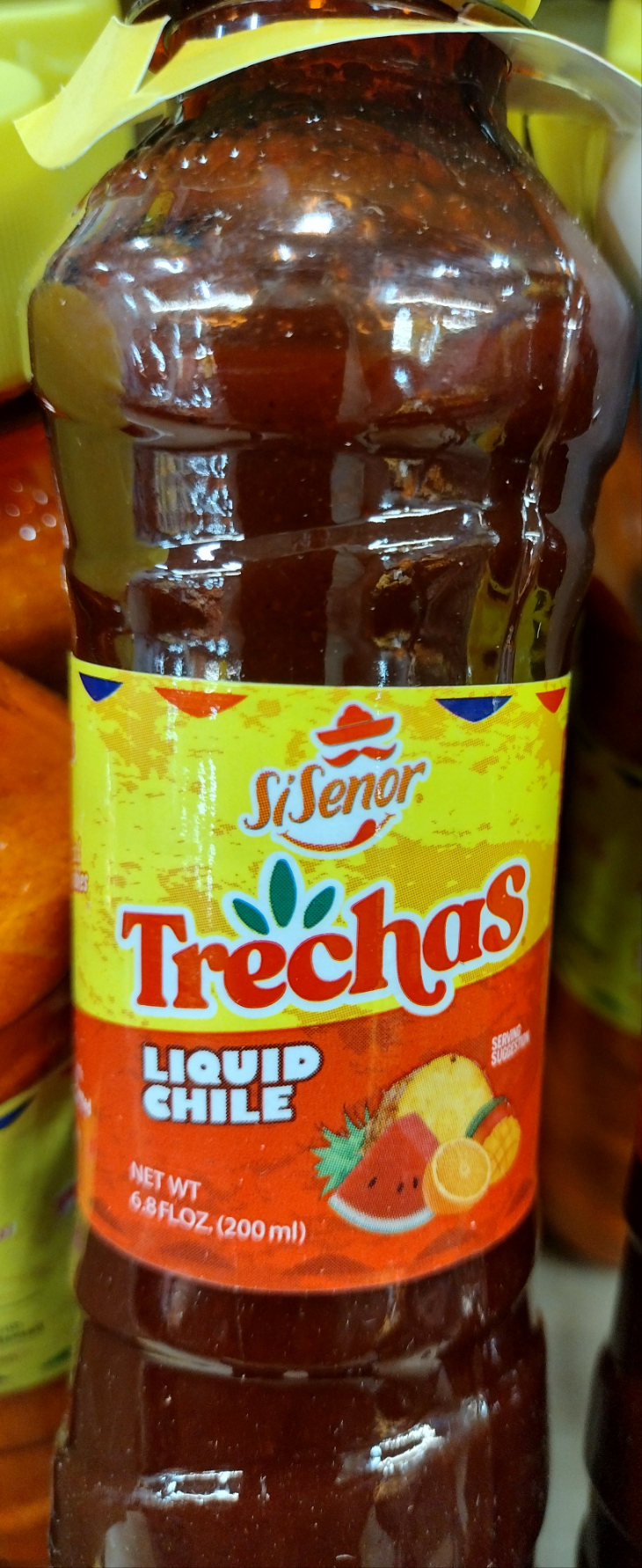 TRECHAS CHAMOY LIQUID CHILI - 3 BOTTLES 6.8 OUNCES EACH - FREE SHIPPING