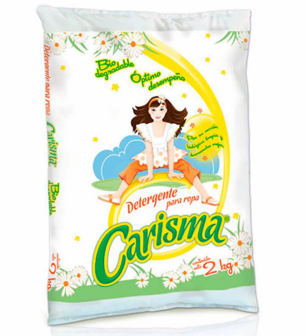 CARISMA POWDER DETERGENT / DETERGENTE EN POLVO - BIG BAG OF 2 KILOS - FREE SHIPPING