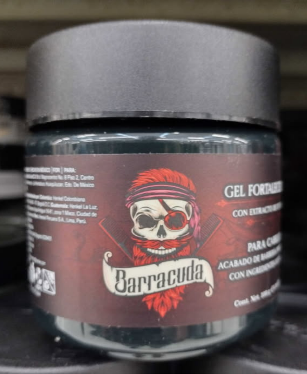 3X BARRACUDA HAIR STRENGTHENING GEL / GEL FORTALECADOR PARA  CABELLO - 3 JARS OF 250G EACH- FREE SHIP