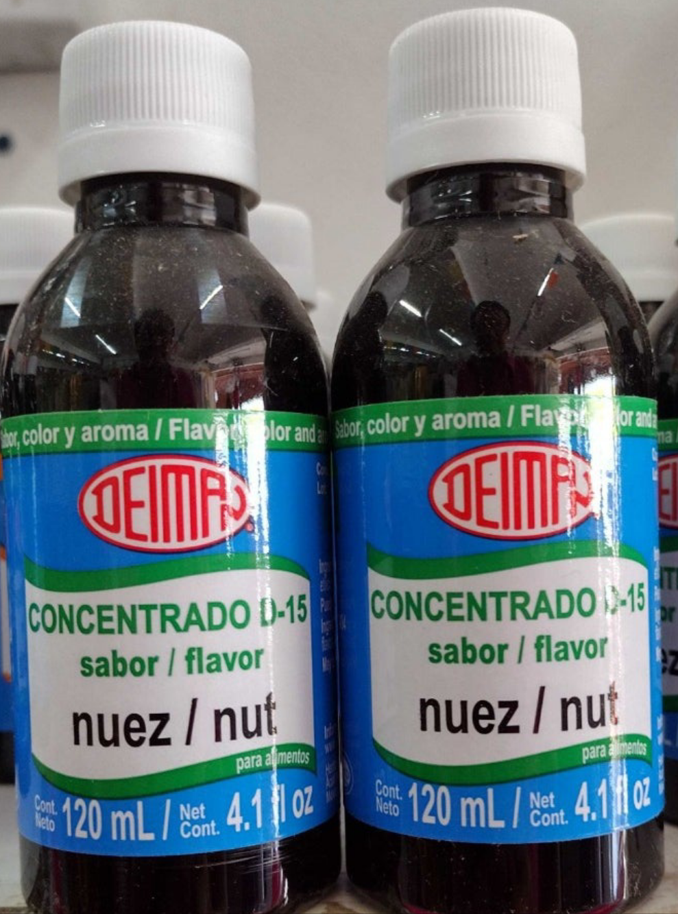 DEIMAN NUEZ SABORIZANTE CONCENTRADO / NUT FLAVOR CONCENTRATE - 2 BOTTLES OF 120ml EACH - FREE SHIPPING