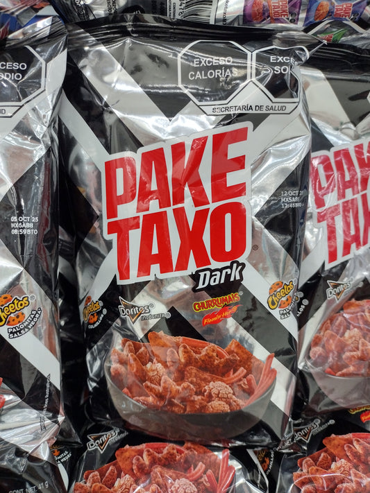 SABRITAS PAKE TAXO DARK MEXICAN CHIPS - 6 BOLSAS DE 41g c/u - FREE SHIPPING