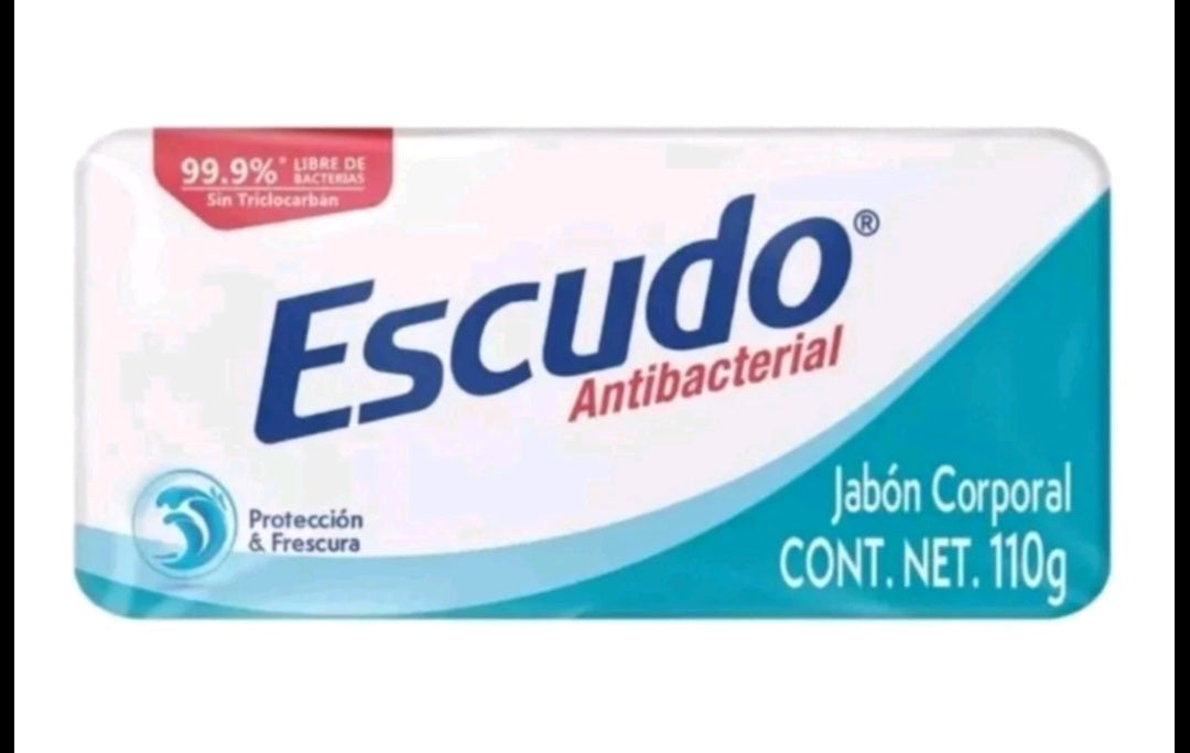 ESCUDO ANTIBACTERIAL SOAP / JABON ANTIBACTERIAL - 10 SOAP BARS - FREE SHIPPING