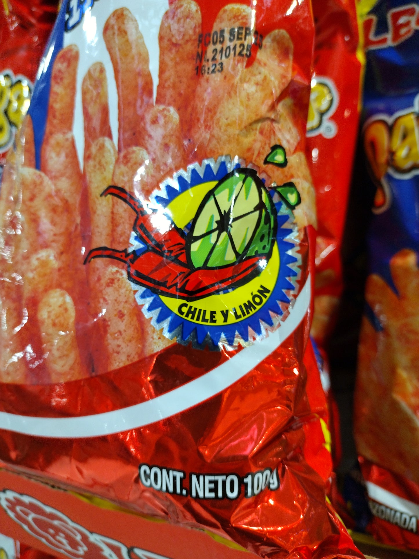 PAPIRRINGAS MEXICAN CHIPS - 6 BAGS OF 38g EACH - FREE SHIPPING