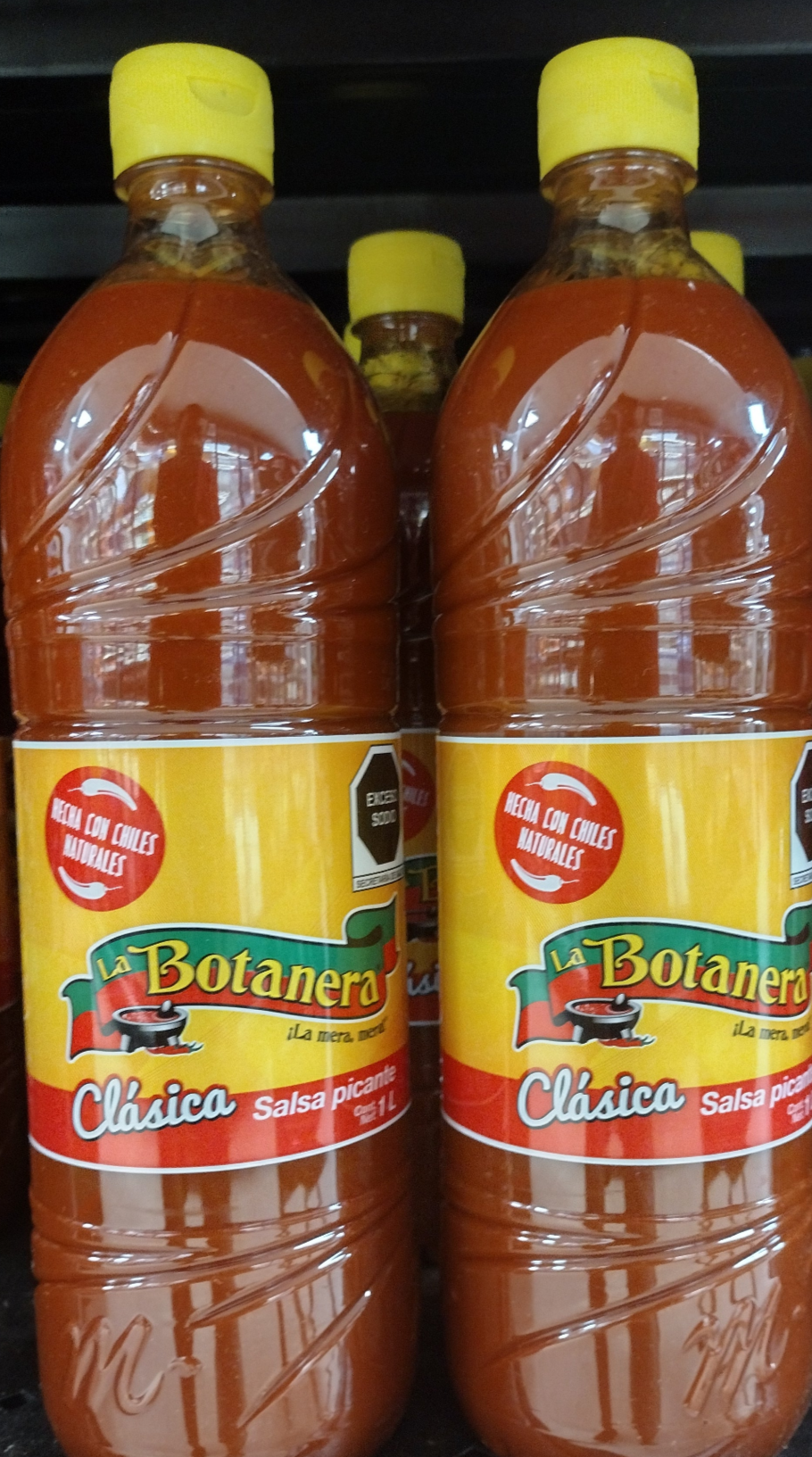 2X LA BOTANERA SALSA CLASICA / CLASSIC SALSA - 2 BIG BOTTLES OF 1 Liter (33.8oz) EACH - FREE SHIPPING