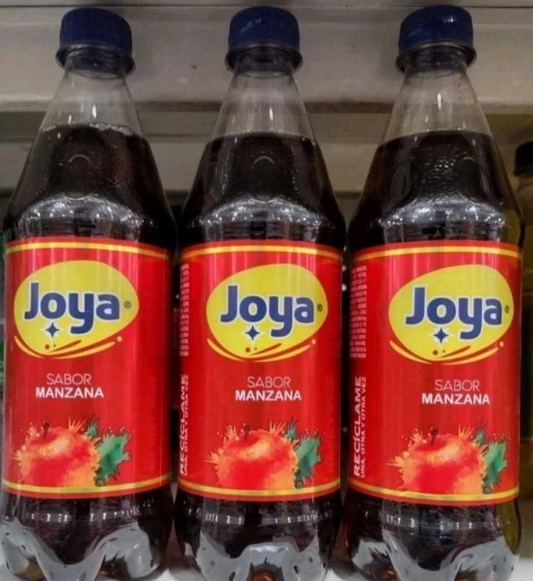 JOYA MANZANA REFRESCO AUTENTICA MEXICANA / MEXICAN APPLE SODA - 12 BOTTLES OF 400ml EACH - FREE SHIPPING