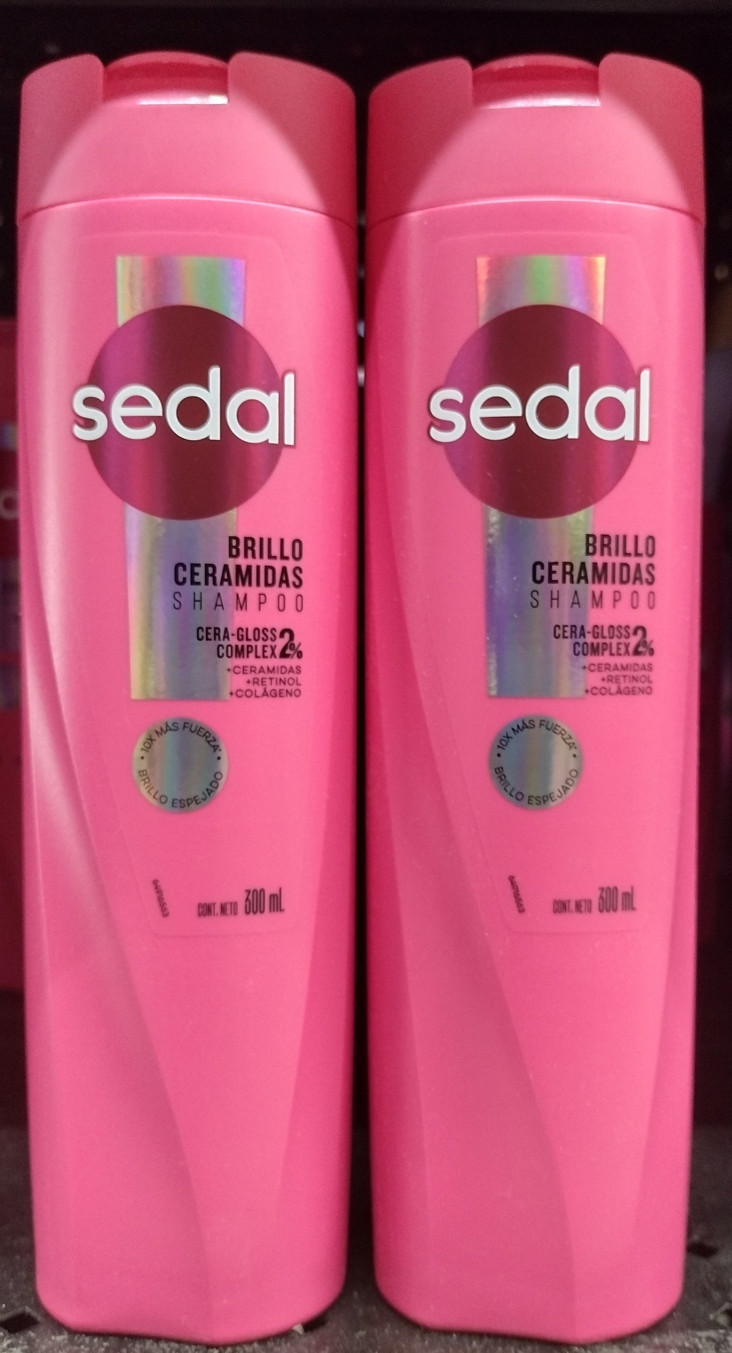 SEDAL CERAMIDES ( CERAMIDAS ) SHAMPOO - 2 BOTTLES OF 300ml EACH - FREE SHIPPING