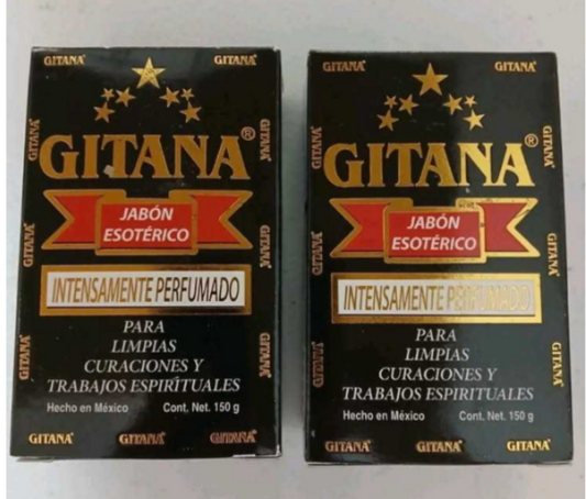 2X GITANA JABON ESOTERICO / SPIRITUAL SOAP FOR GOOD LUCK -  2 SOAPS OF 150g EACH