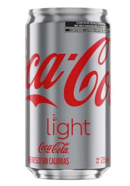 COCA COLA LIGHT - 12 CANS of 235ml EACH - FREE SHIPPING