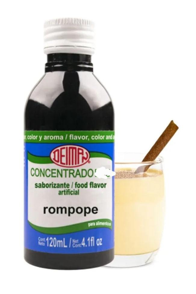 DEIMAN ROMPOPE SABORIZANTE CONCENTRADO / EGGNOG FLAVOR CONCENTRATE - 2 BOTTLES OF 120ml EACH - FREE SHIPPING