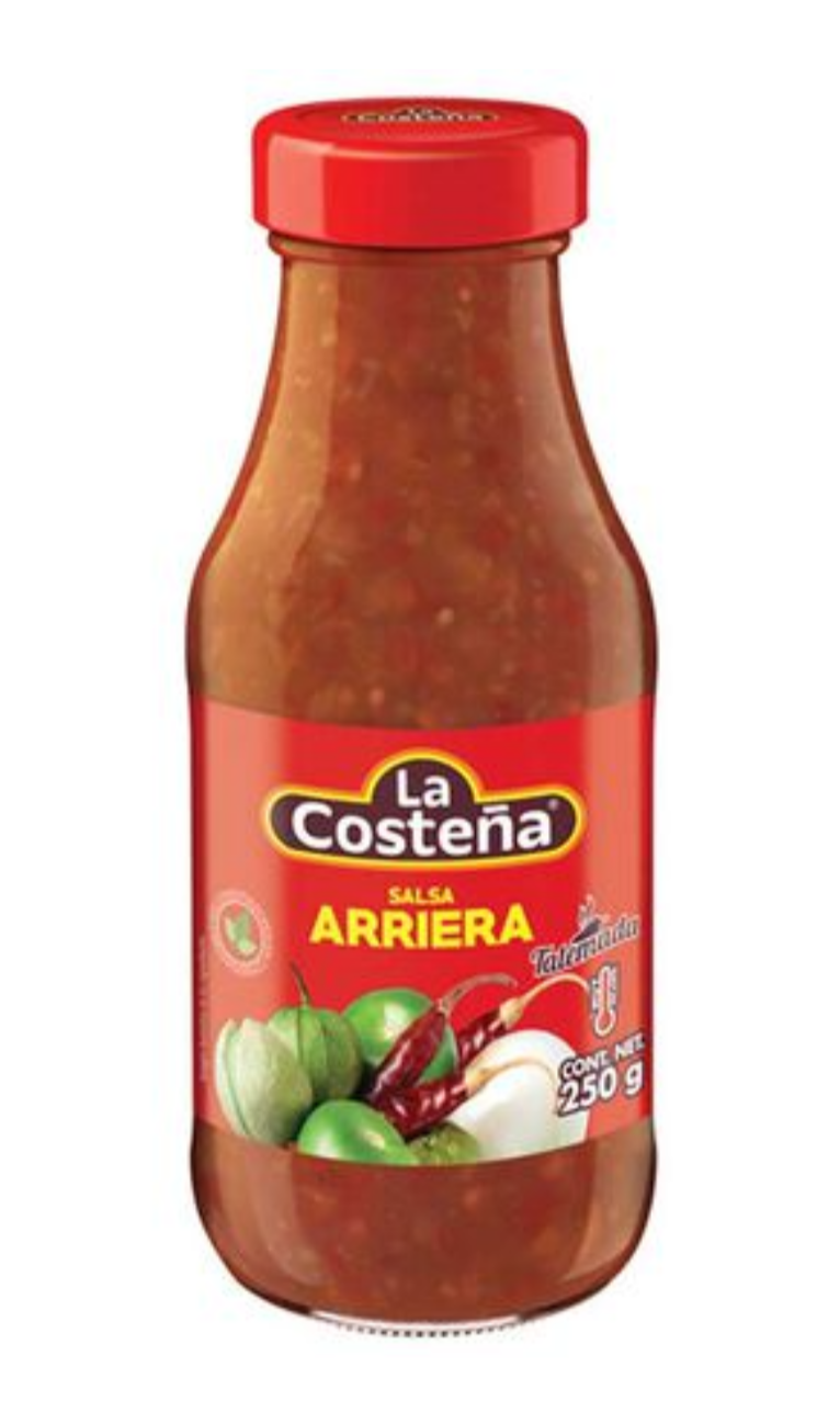 3X LA COSTENA SALSA ARRIERA TOMATOED ( TATEMADA ) 3 BOTTLES 250g EACH FREE SHIP