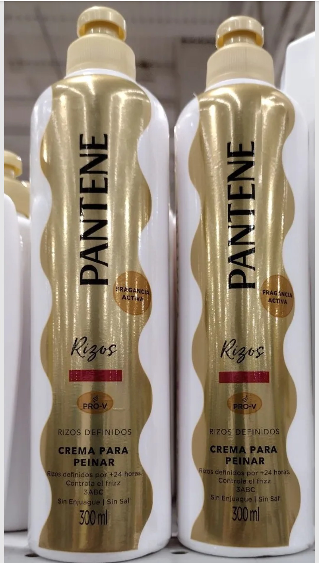 2x pantene rizos definido crema para peinar curly hair cream - free priority shipping