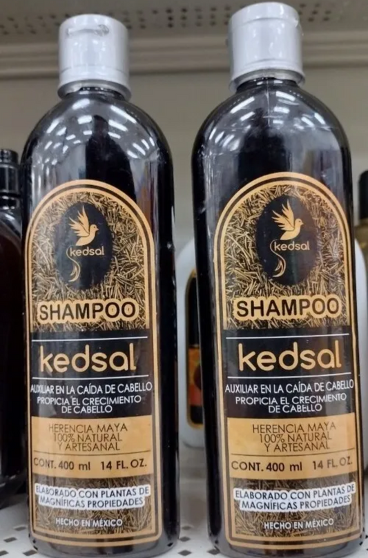 2X KEDSAL SHAMPOO HAIR LOSS AID / CAIDA DEL CABELLO SHAMPOO - 2 FRASCOS de 14oz c/u - ENVIO GRATIS / FREE SHIPPING