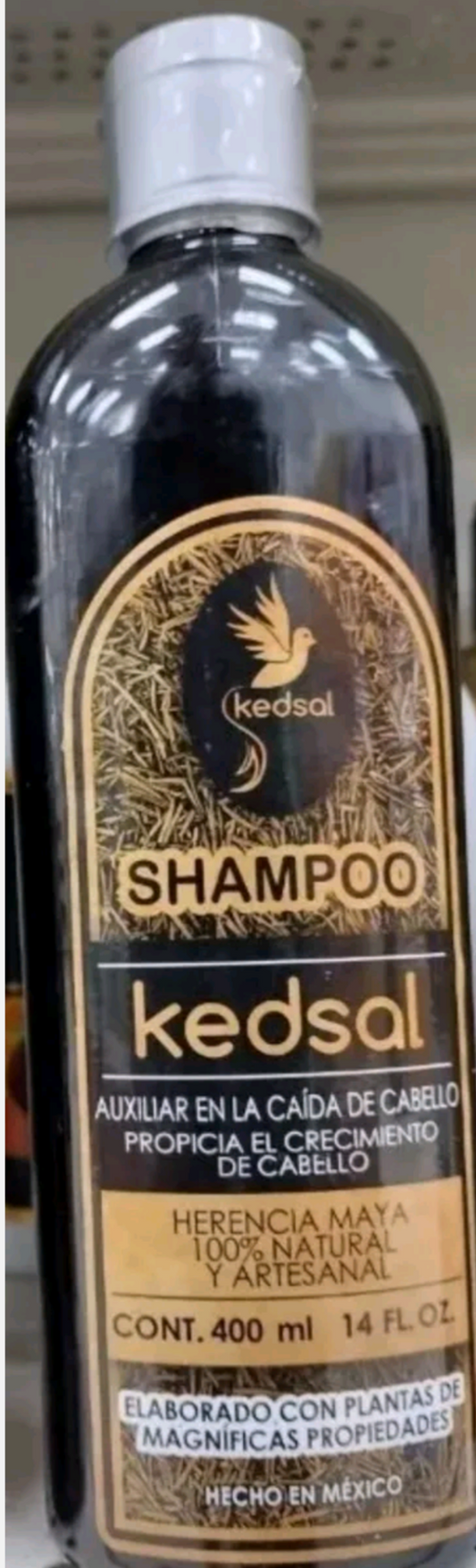 KEDSAL SHAMPOO HAIR LOSS AID / CAIDA DE CABELLO SHAMPOO - 14 OUNCE BOTTLE - ENVIO GRATIS / FREE SHIPPING