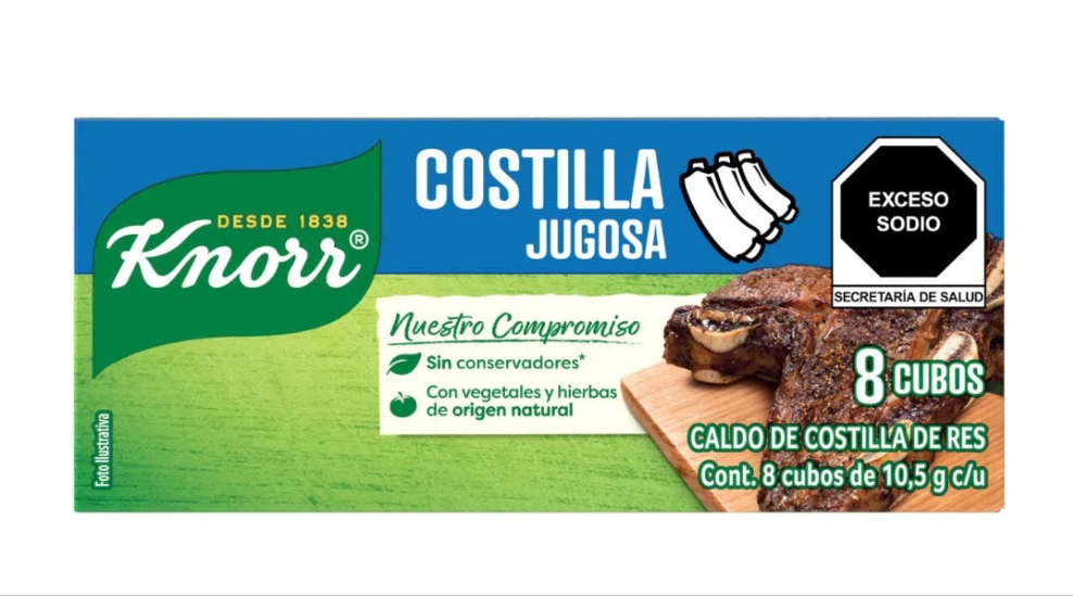 3X KNORR COSTILLA JUGOSA SAZONADOR ( JUICY RIB SEASONING )3 BOXES FREE SHIPPING