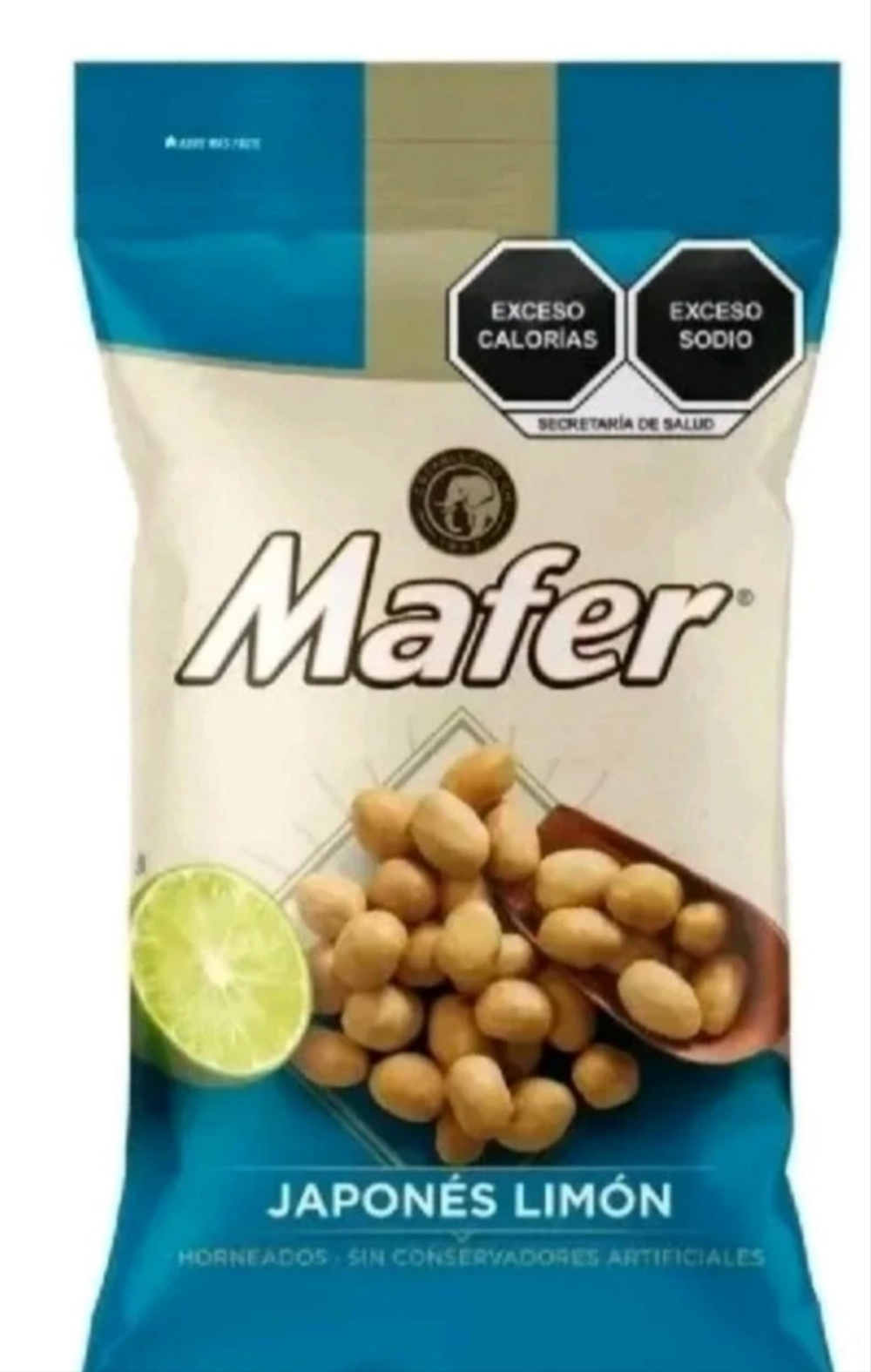 MAFER CACAHUATE JAPONES CON LIMON / JAPANESE PEANUTS WITH LIME - 3 BAGS 65g EACH - FREE SHIPPING