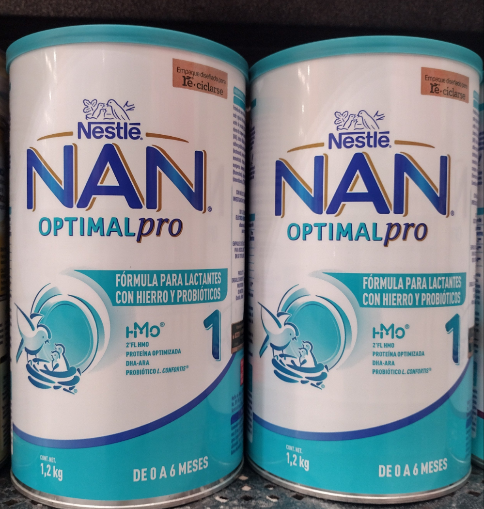 NESTLE NAN OPTIPRO 1 - 2 BIG CANS OF 42.3 OUNCES (1.2 KILOS) EACH - FREE SHIPPING