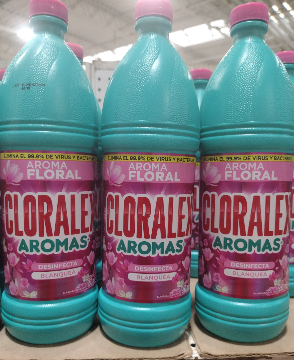 CLORALEX AROMAS FLORAL / FLORAL AROMA BLEACH - 3 BOTTLES OF 950ml (32 ounces)EACH - FREE SHIPPING