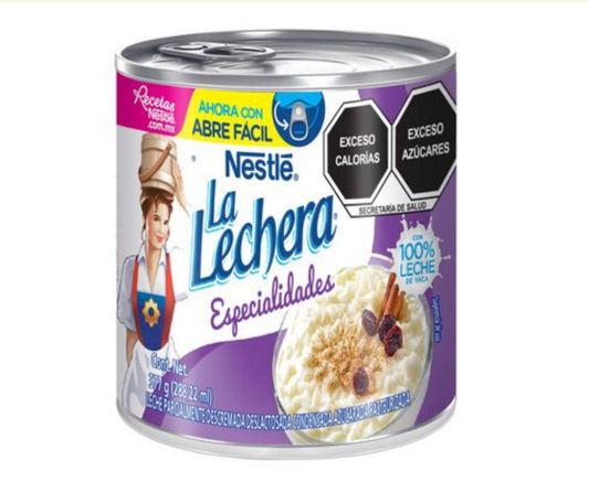 NESTLE LA LECHERA LECHE CONDENSADA DESLACTOSADA / LACTOSE FREE CONDENSED MILK - 6 CANS OF 370g EACH