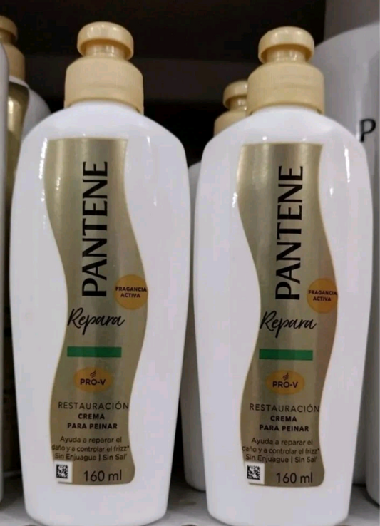PANTENE REPARAR CREMA PARA PEINAR/ HAIR REPAIR CREAM - 2 of 160ml EACH - FREE SHIPPING