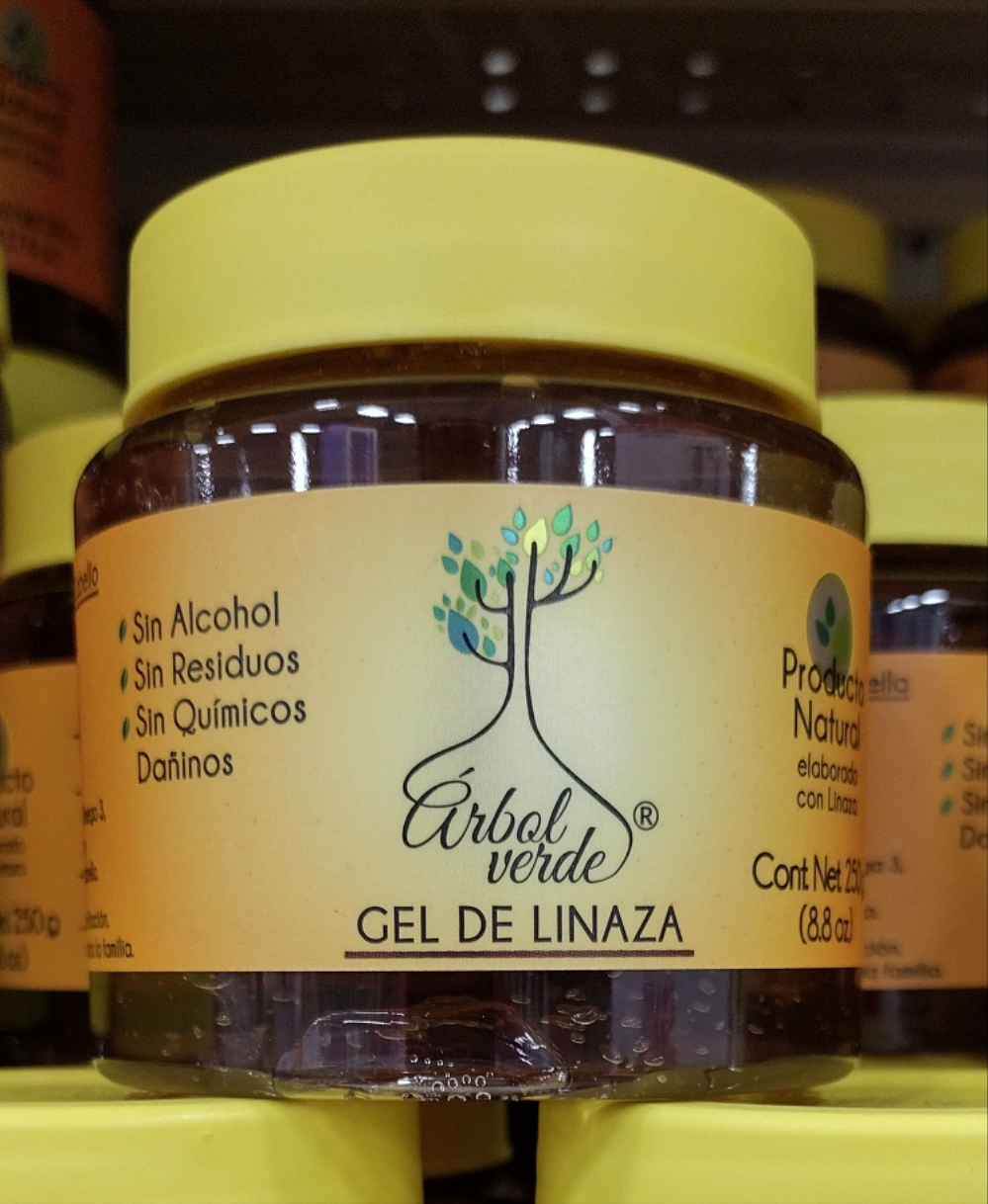 3X ARBOL VERDE HAIR GEL ( GEL CABELLO CON LINAZA ) - 3 JARS OF 250G EACH- FREE SHIP