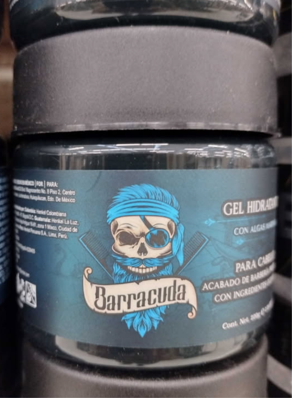 3X BARRACUDA HAIR GEL HYDRATING ( GEL HIDRATANTE  PARA  CABELLO ) - 3 JARS OF 250G EACH- FREE SHIP