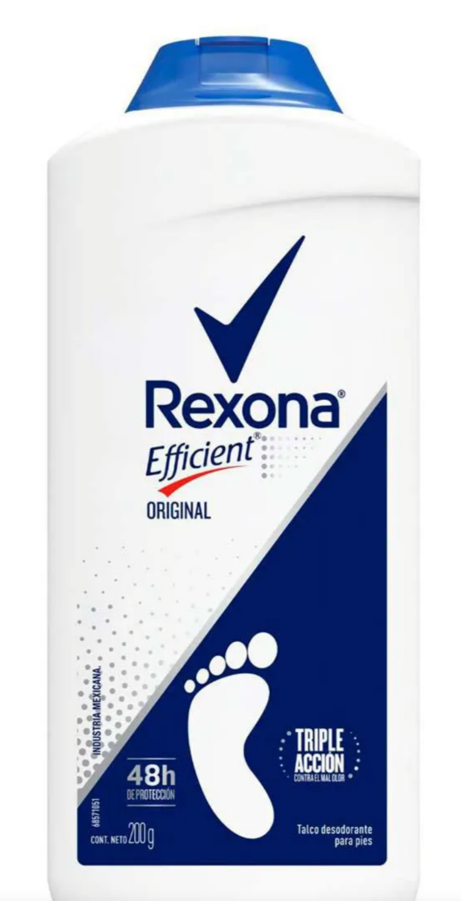 REXONA EFFICIENT TALCO / TALCUM POWDER - 2 CONTAINERS 200g EACH - FREE SHIPPING