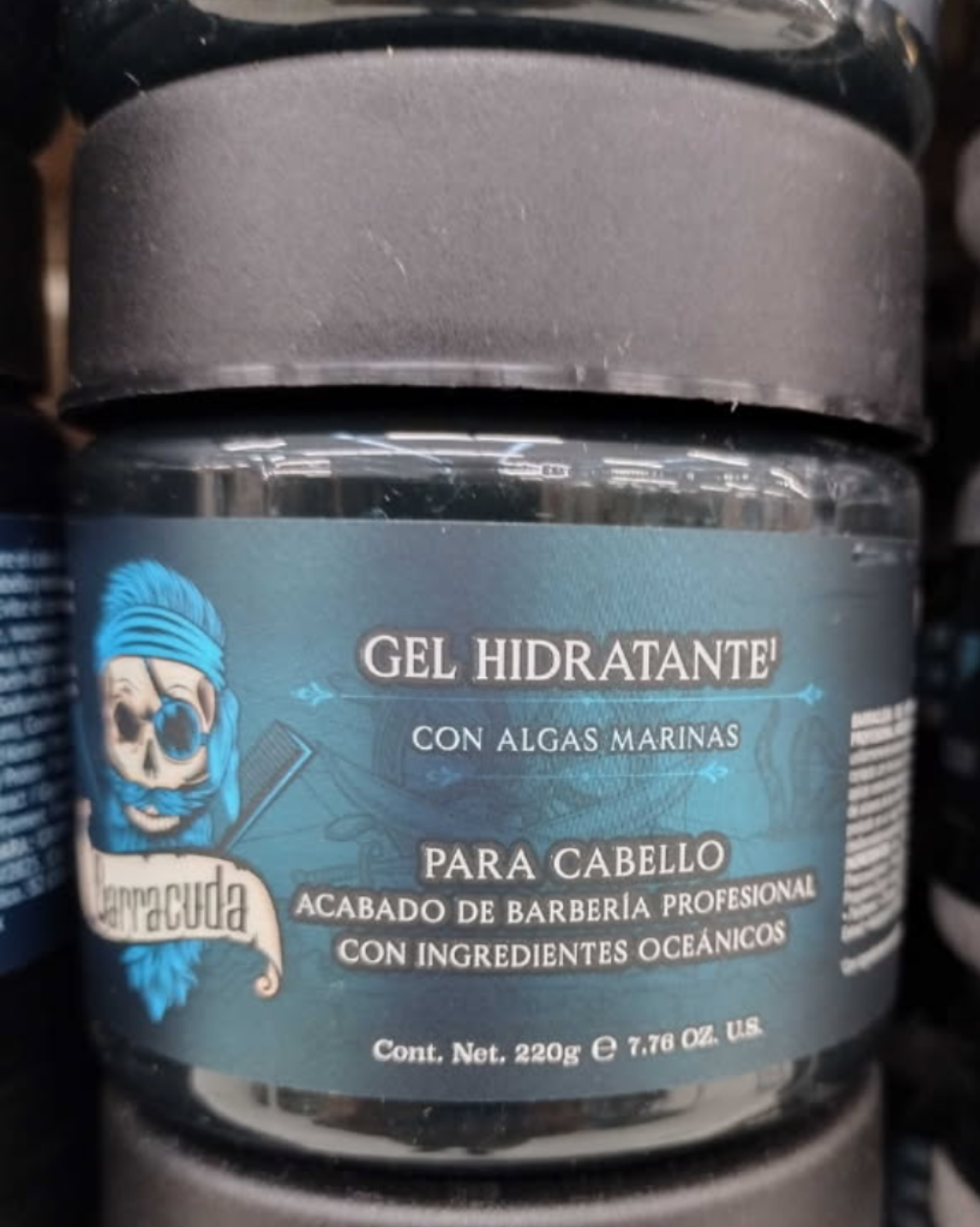 3X BARRACUDA HAIR GEL HYDRATING ( GEL HIDRATANTE  PARA  CABELLO ) - 3 JARS OF 250G EACH- FREE SHIP