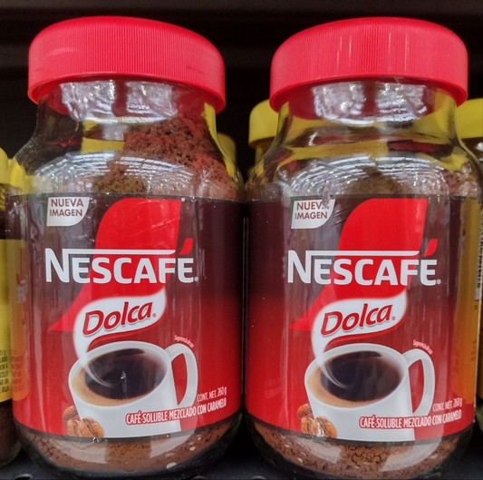 NESCAFE DOLCA CAFE / COFFEE - 2 BIG JARS OF 260g EACH - FREE SHIPPING