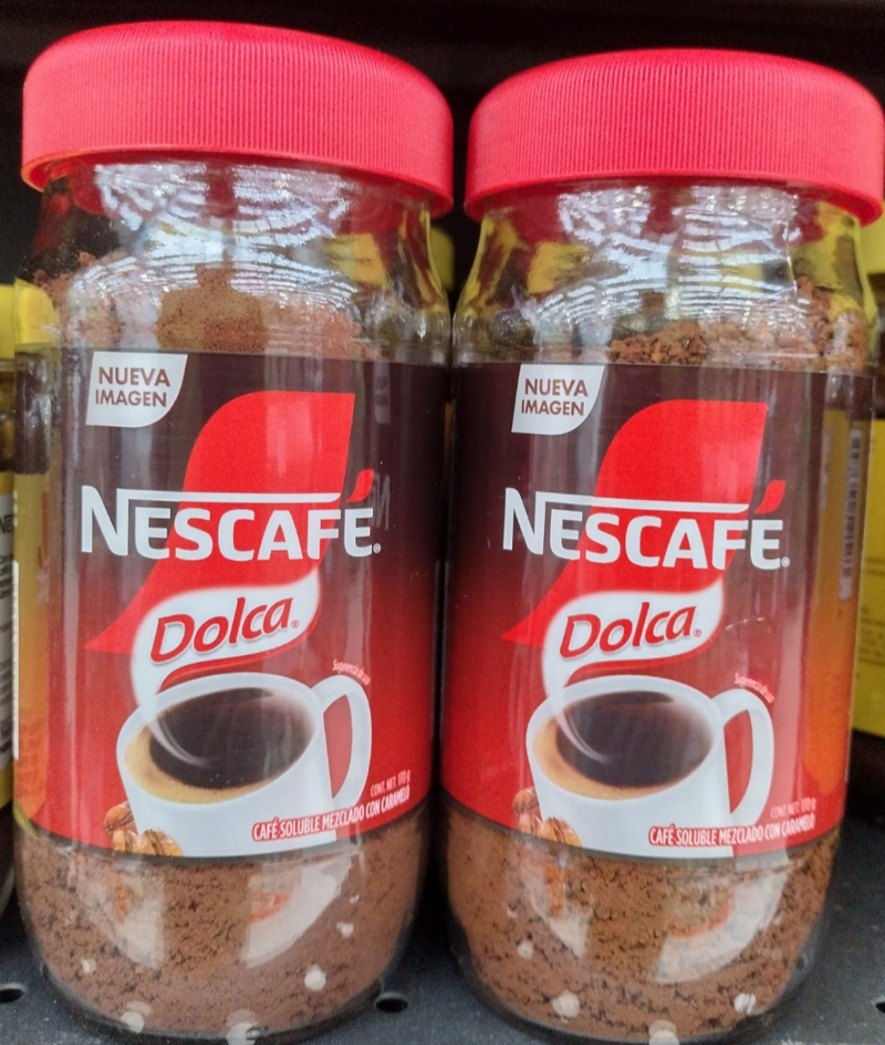 NESCAFE DOLCA CAFE / COFFEE - 2 BIG JARS OF 170g EACH - FREE SHIPPING