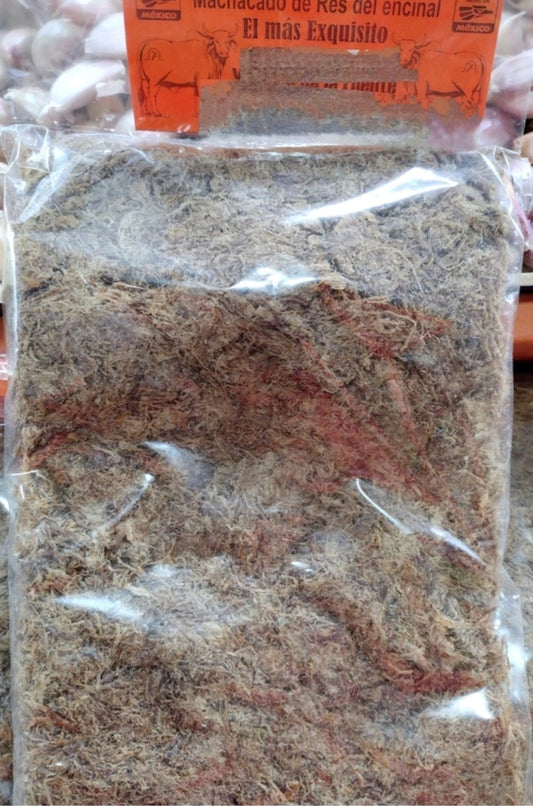 MACHACADO DE RES / DRIED SHREDDED BEEF JERKY - BOLSA DE 250g / BAG OF 8.8 OUNCES - FREE SHIPPING
