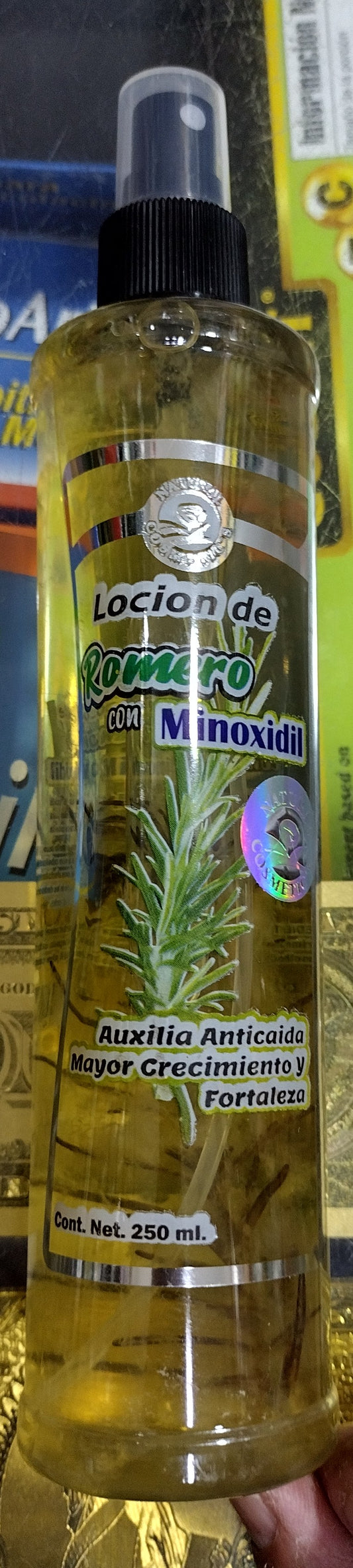 ROMERO LOCION PARA CABELLO / ROSEMARY HAIR LOTION - BOTTLE CONTAINS 250ml ( 8.5 ounces ) - FREE SHIPPING