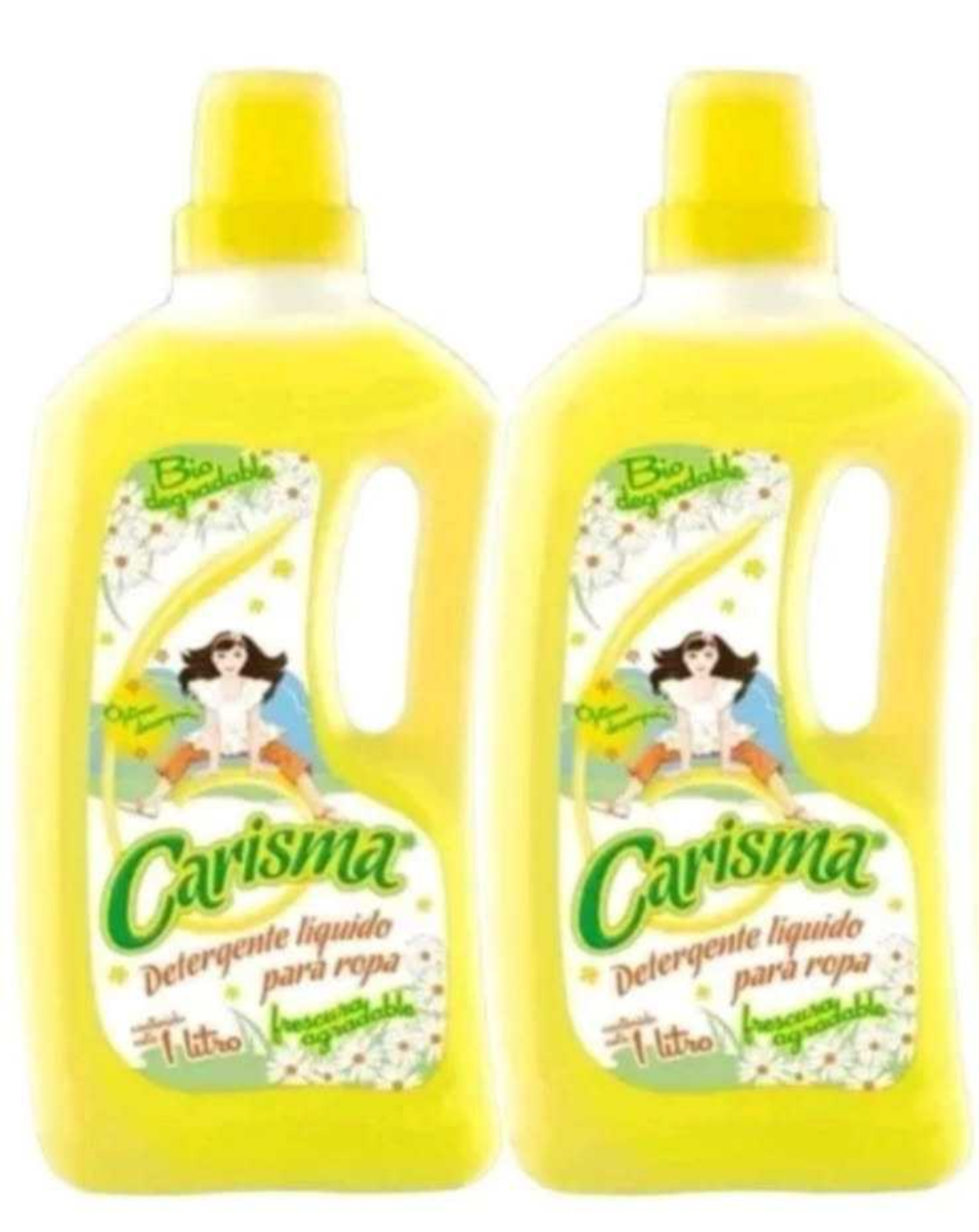 CARISMA LIQUID DETERGENT / DETERGENTE EN LIQUIDO MEXICANO - 4 BOTTLES OF 33.8 OUNCES (1 LITER) EACH - FREE SHIPPING