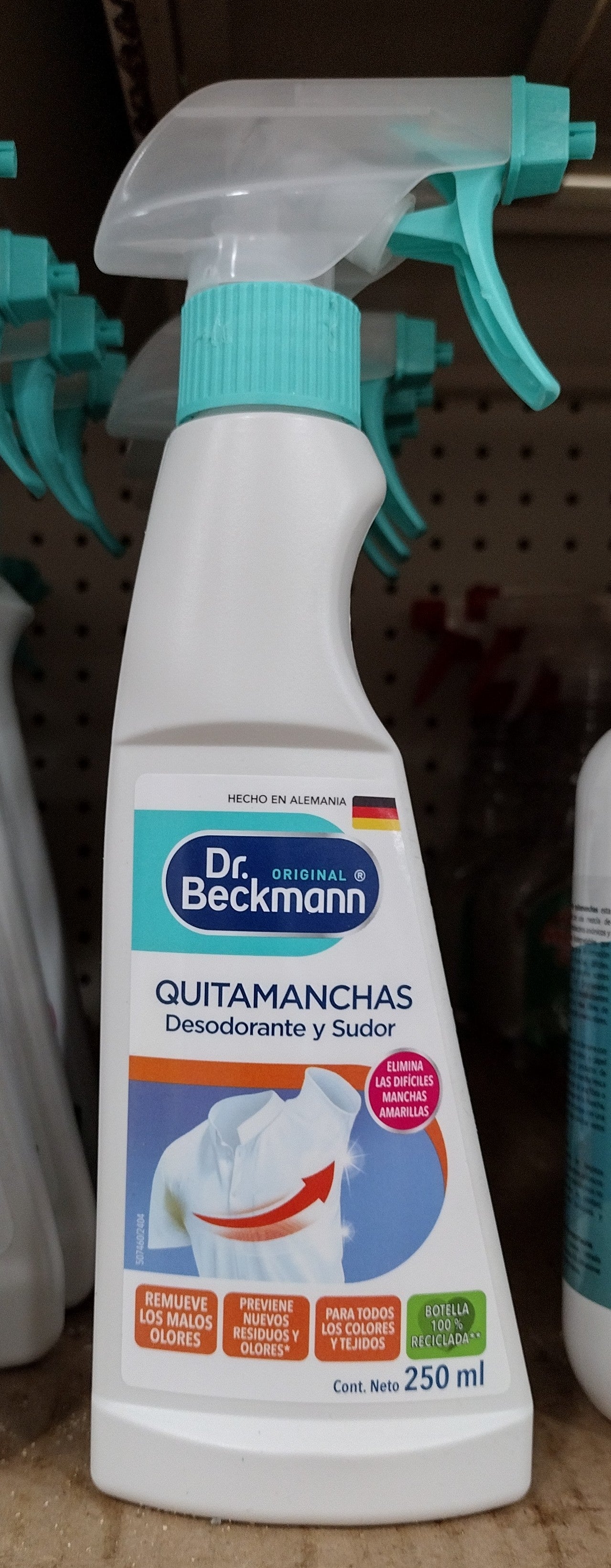 2X DR. BECKMANN STAIN REMOVER SPRAY / QUITAMANCHAS SPRAY - 2 BOTTLES OF 250g - FREE SHIPPING