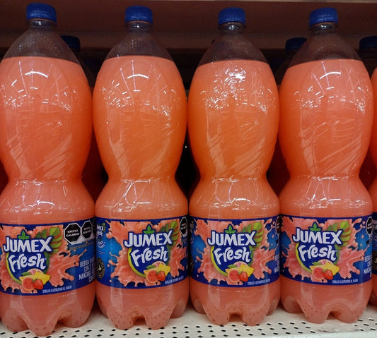 4X JUMEX FRESH SABOR CONGA FLAVORED FRUIT DRINK - 4 BIG BOTTLES OF 2 LITERS  (68 OUNCES) EACH - FREE SHIPPING