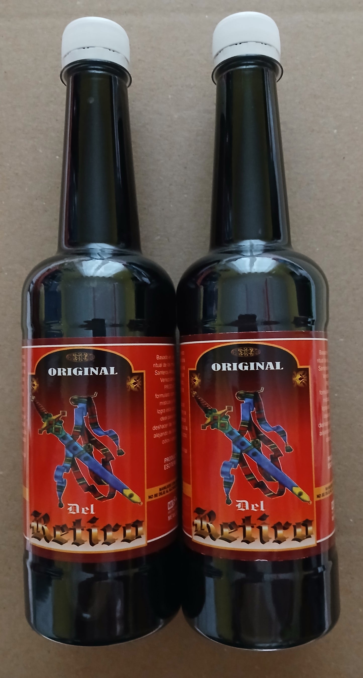 2X DEL RETIRO LOCION Esoterico / Ward Off Evil Spirits Esoteric Lotion - 2 Bottles of 500ml Each - Free Shipping / Envio Gratis