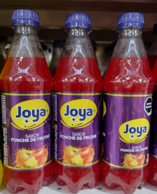JOYA SABOR FRUTA REFRESCO AUTENTICA MEXICANA / MEXICAN JOYA FRUIT PUNCH FLAVOR SODA - 12 BOTTLES OF 400ml EACH - FREE SHIPPING
