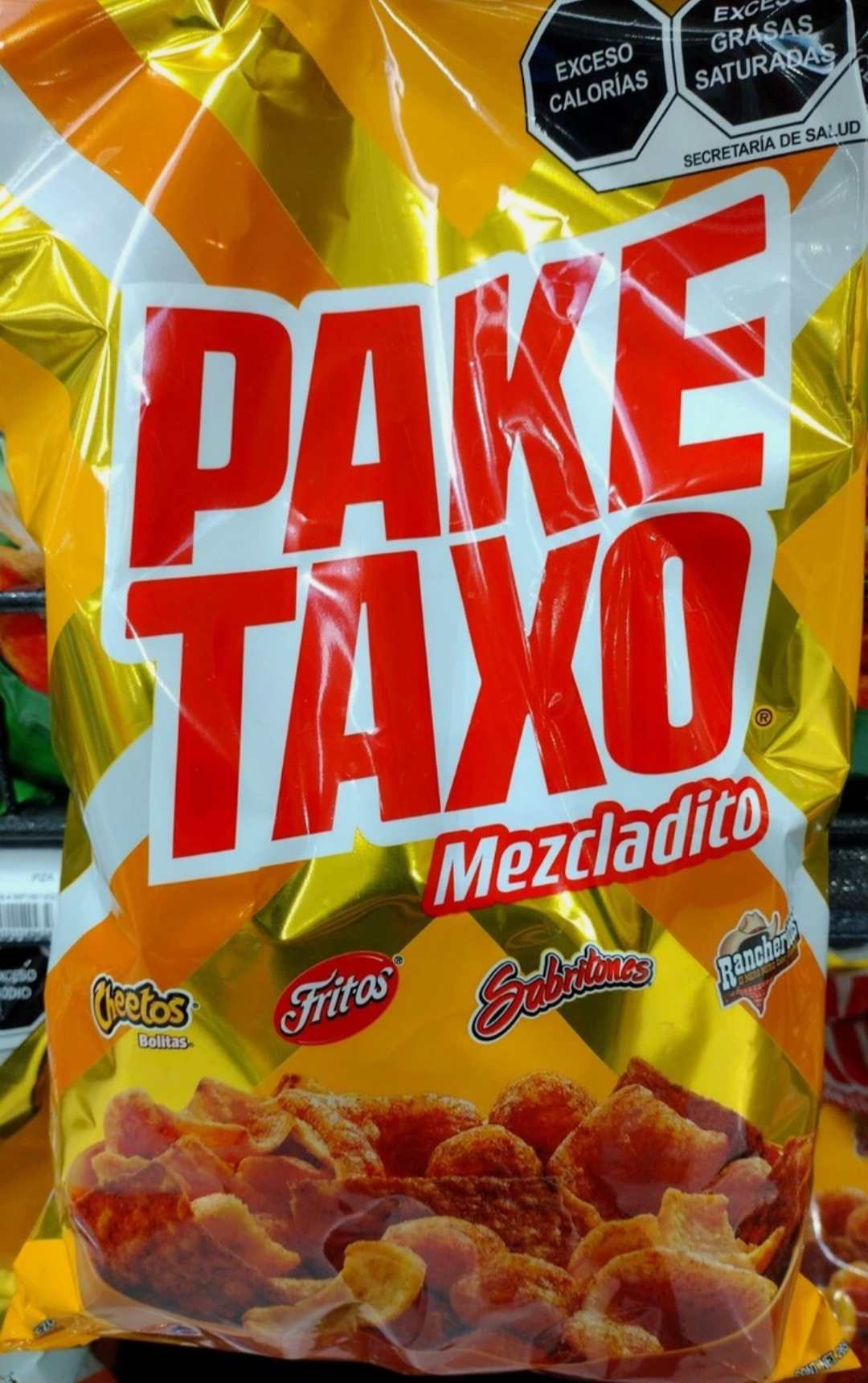 SABRITAS PAKE TAXO MEZCLADITO MEXICAN CHIPS - 6 BOLSAS DE 41g c/u - FREE SHIPPING
