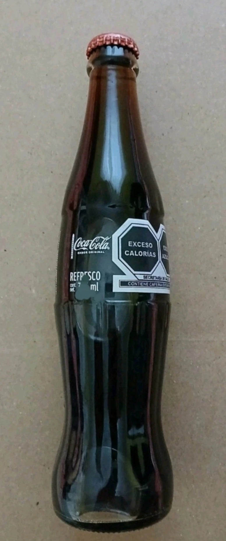 6X COCA COLA LIGHT AUTENTICA MEXICANA / MEXICAN SODA - 6 GLASS BOTTLES OF 355ml EACH - FREE SHIPPING